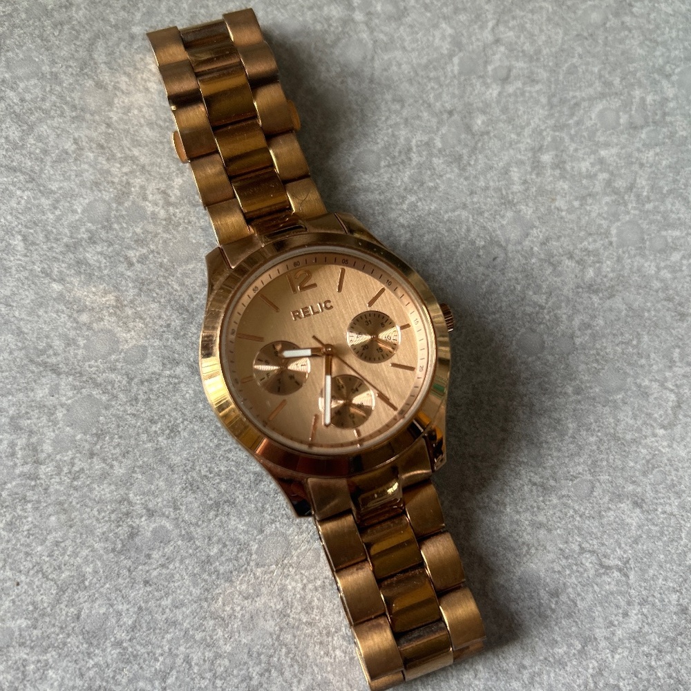 Relic Rose Gold Watch